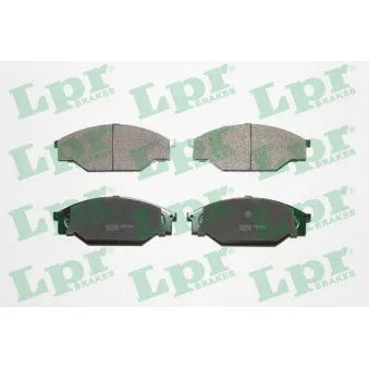 Jeu de 4 plaquettes de frein avant LPR 05P266