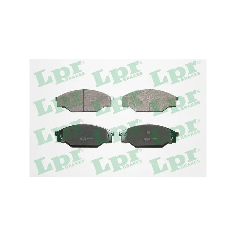 Jeu de 4 plaquettes de frein avant LPR 05P266