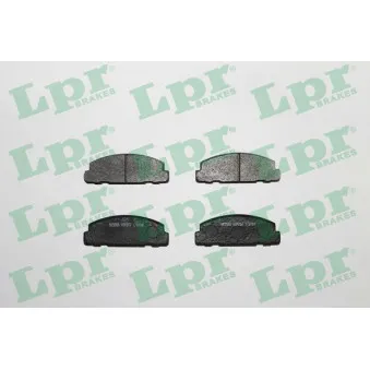Jeu de 4 plaquettes de frein avant LPR 05P267