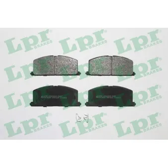 Jeu de 4 plaquettes de frein avant LPR 05P268
