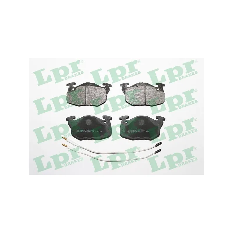 Jeu de 4 plaquettes de frein avant LPR 05P271