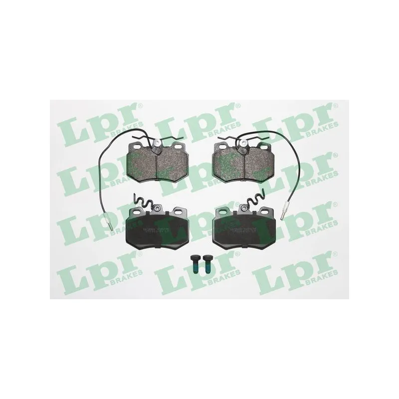 Jeu de 4 plaquettes de frein avant LPR 05P272