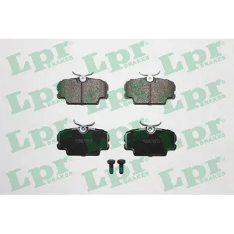 Jeu de 4 plaquettes de frein avant LPR 05P273