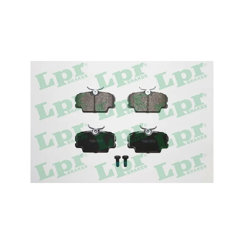 Jeu de 4 plaquettes de frein avant LPR 05P273