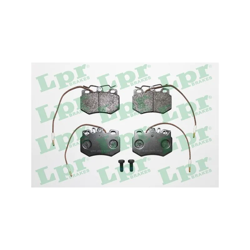 Jeu de 4 plaquettes de frein avant LPR 05P274