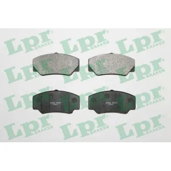 Jeu de 4 plaquettes de frein avant LPR 05P277