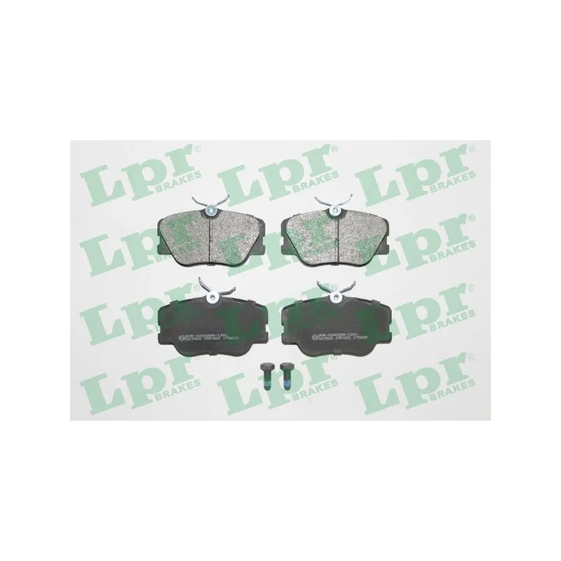 Jeu de 4 plaquettes de frein avant LPR 05P280