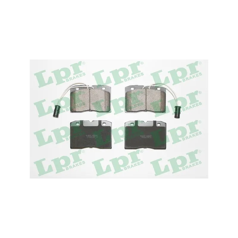Jeu de 4 plaquettes de frein avant LPR 05P281
