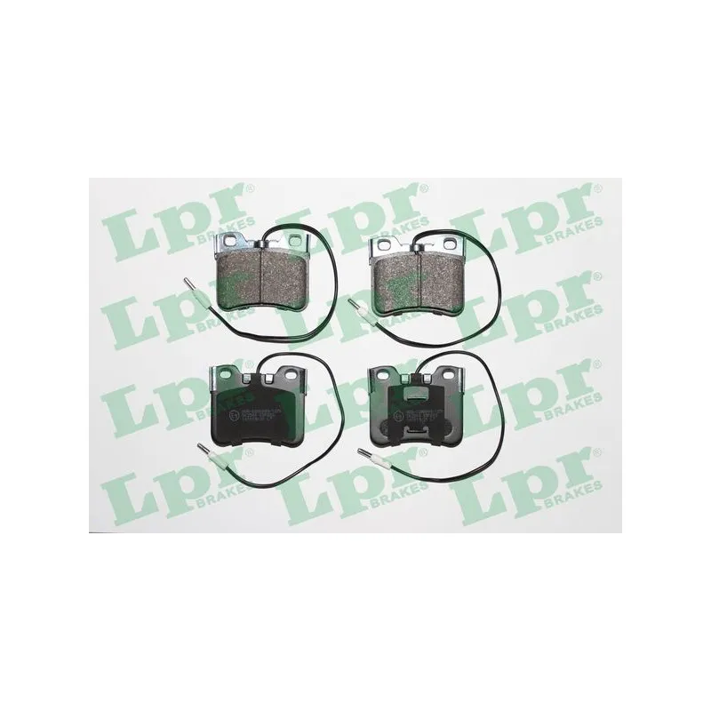 Jeu de 4 plaquettes de frein avant LPR 05P283