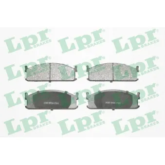 Jeu de 4 plaquettes de frein avant LPR 05P284