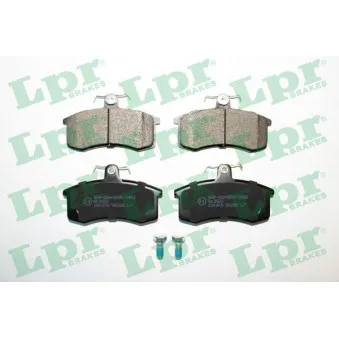 Jeu de 4 plaquettes de frein avant LPR 05P288