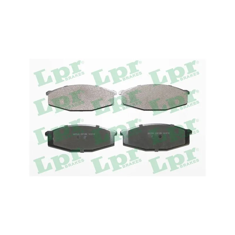 Jeu de 4 plaquettes de frein avant LPR 05P289