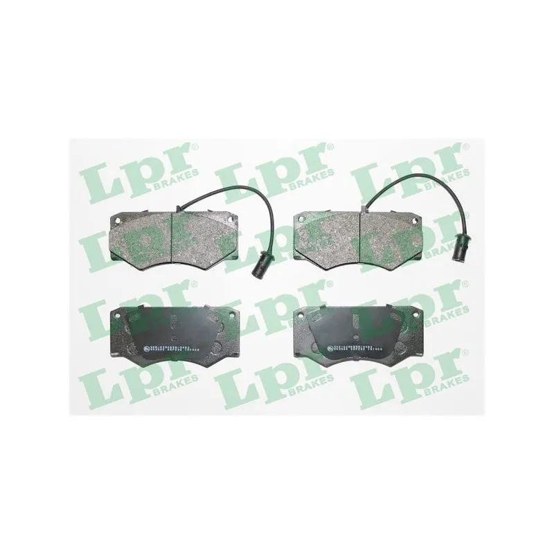 Jeu de 4 plaquettes de frein avant LPR 05P292