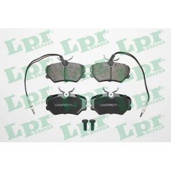 Jeu de 4 plaquettes de frein avant LPR 05P293