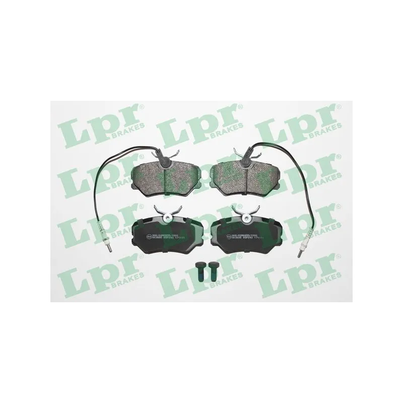 Jeu de 4 plaquettes de frein avant LPR 05P293