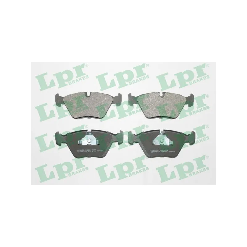 Jeu de 4 plaquettes de frein avant LPR 05P296