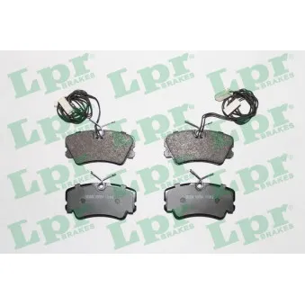 Jeu de 4 plaquettes de frein avant LPR 05P301