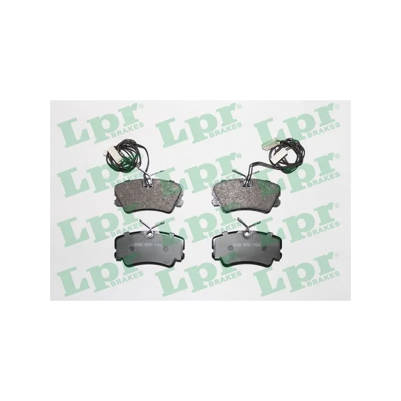 Jeu de 4 plaquettes de frein avant LPR 05P301