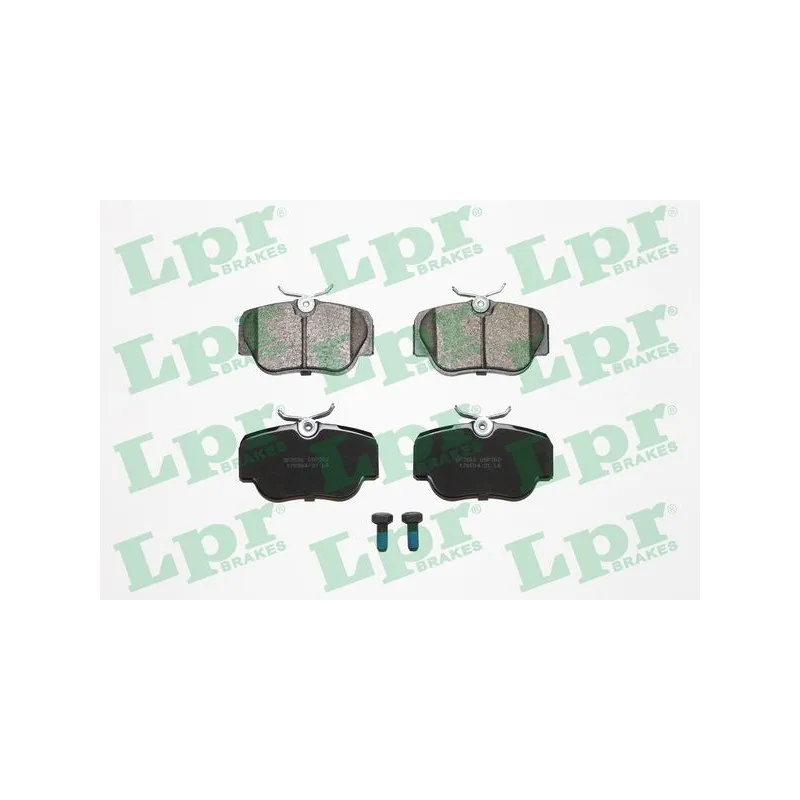 Jeu de 4 plaquettes de frein avant LPR 05P302