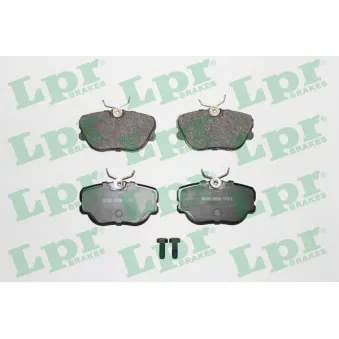 Jeu de 4 plaquettes de frein avant LPR 05P303