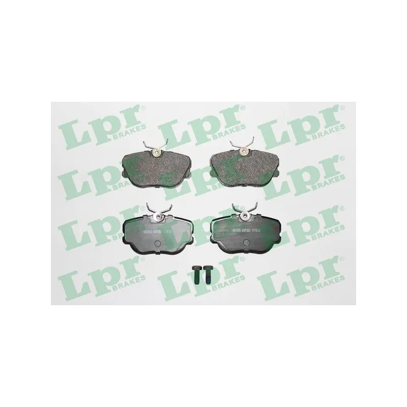 Jeu de 4 plaquettes de frein avant LPR 05P303