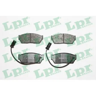 Jeu de 4 plaquettes de frein avant LPR 05P308