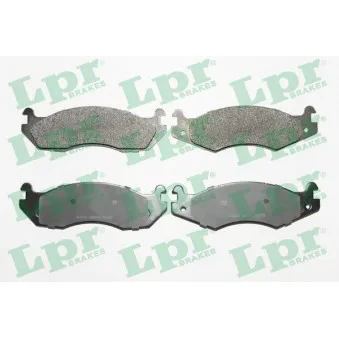 Jeu de 4 plaquettes de frein avant LPR 05P312