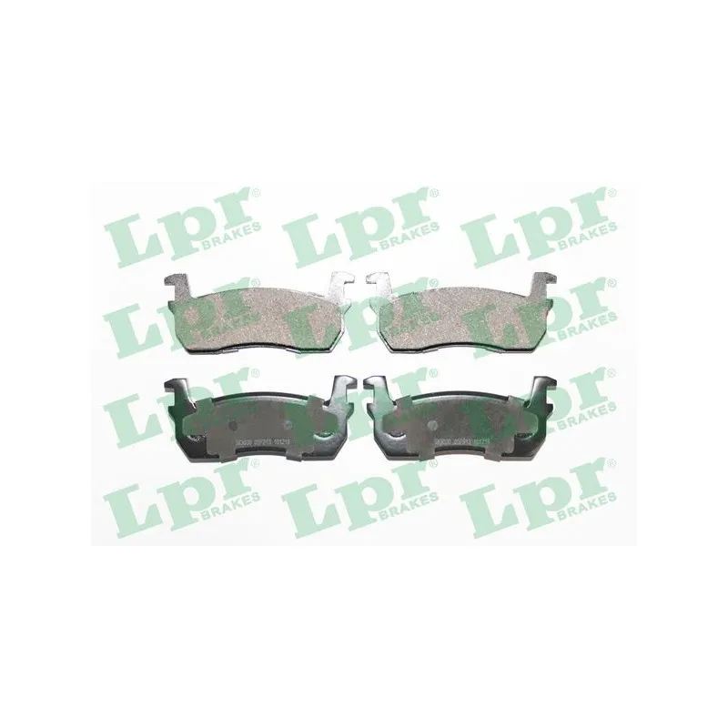 Jeu de 4 plaquettes de frein avant LPR 05P313
