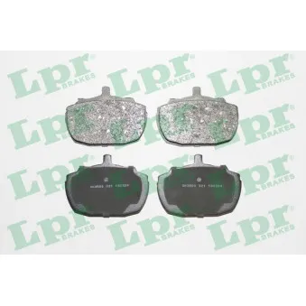 Jeu de 4 plaquettes de frein avant LPR 05P321