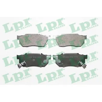 Jeu de 4 plaquettes de frein avant LPR 05P322