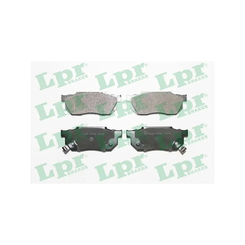 Jeu de 4 plaquettes de frein avant LPR 05P322