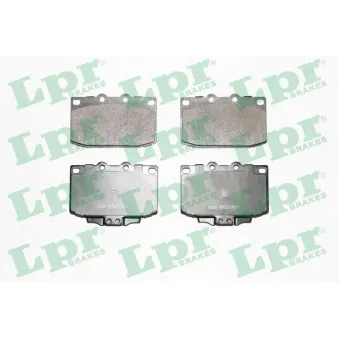 Jeu de 4 plaquettes de frein avant LPR 05P323