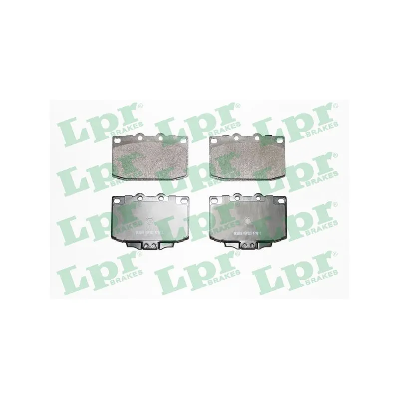 Jeu de 4 plaquettes de frein avant LPR 05P323