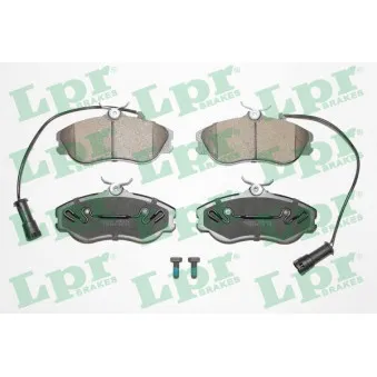 Jeu de 4 plaquettes de frein avant LPR 05P326