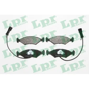 Jeu de 4 plaquettes de frein avant LPR 05P327