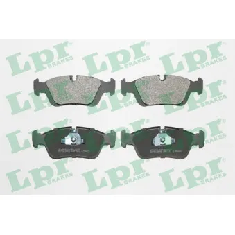 Jeu de 4 plaquettes de frein avant LPR 05P331