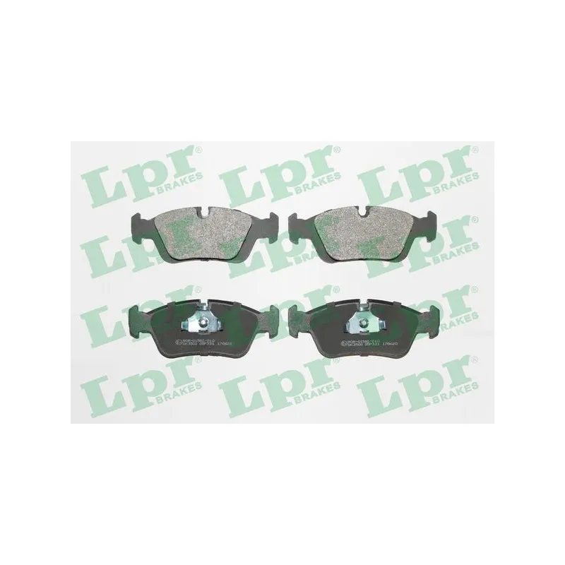 Jeu de 4 plaquettes de frein avant LPR 05P331