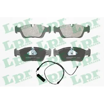 Jeu de 4 plaquettes de frein avant LPR 05P331A