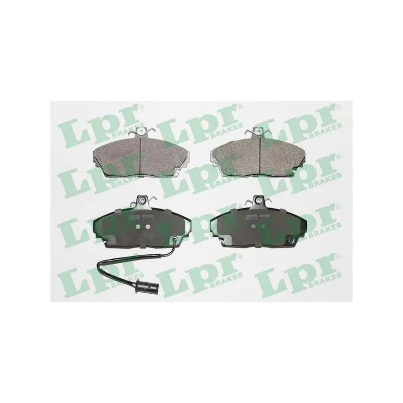 Jeu de 4 plaquettes de frein avant LPR 05P339