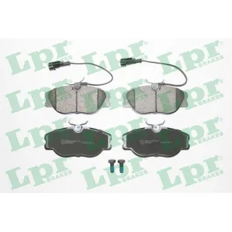Jeu de 4 plaquettes de frein avant LPR 05P344
