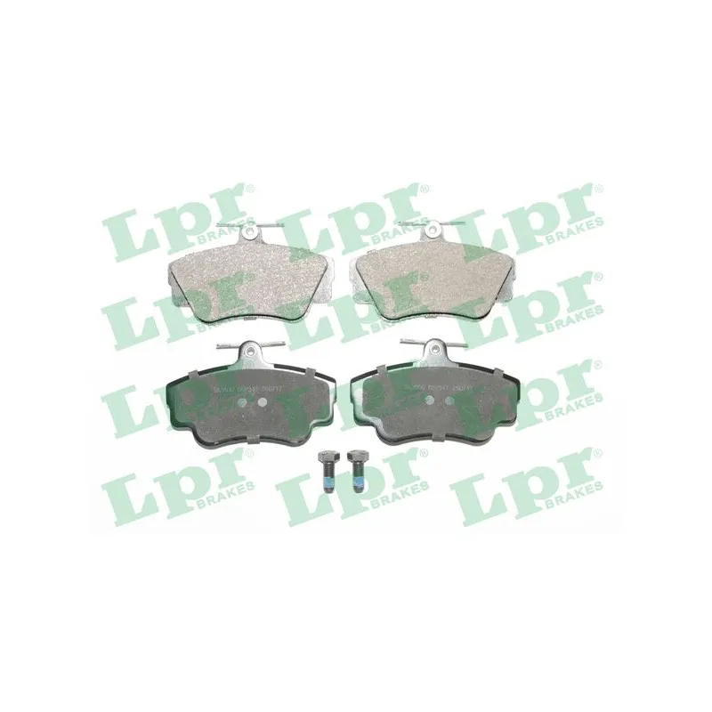 Jeu de 4 plaquettes de frein avant LPR 05P347