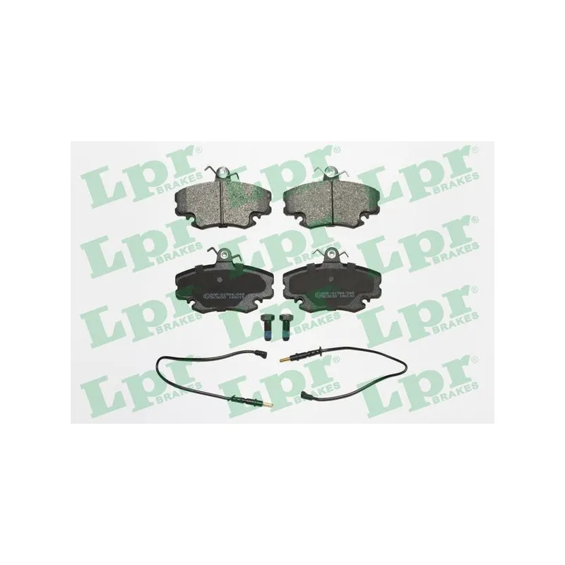 Jeu de 4 plaquettes de frein avant LPR 05P349