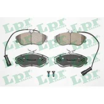 Jeu de 4 plaquettes de frein avant LPR 05P350