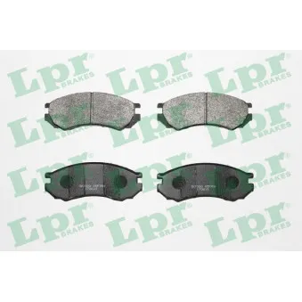 Jeu de 4 plaquettes de frein avant LPR 05P354