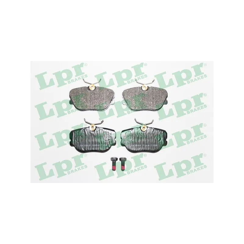 Jeu de 4 plaquettes de frein avant LPR 05P356