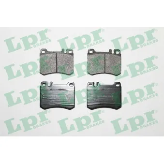 Jeu de 4 plaquettes de frein avant LPR 05P361