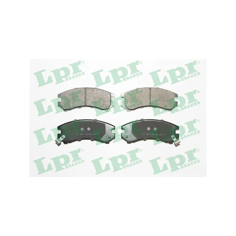 Jeu de 4 plaquettes de frein avant LPR 05P363