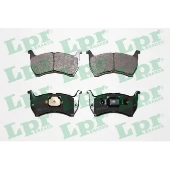 Jeu de 4 plaquettes de frein avant LPR 05P368