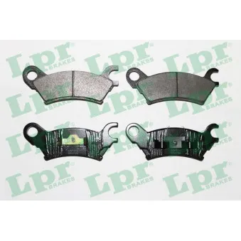 Jeu de 4 plaquettes de frein avant LPR 05P370