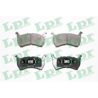 Jeu de 4 plaquettes de frein avant LPR 05P371